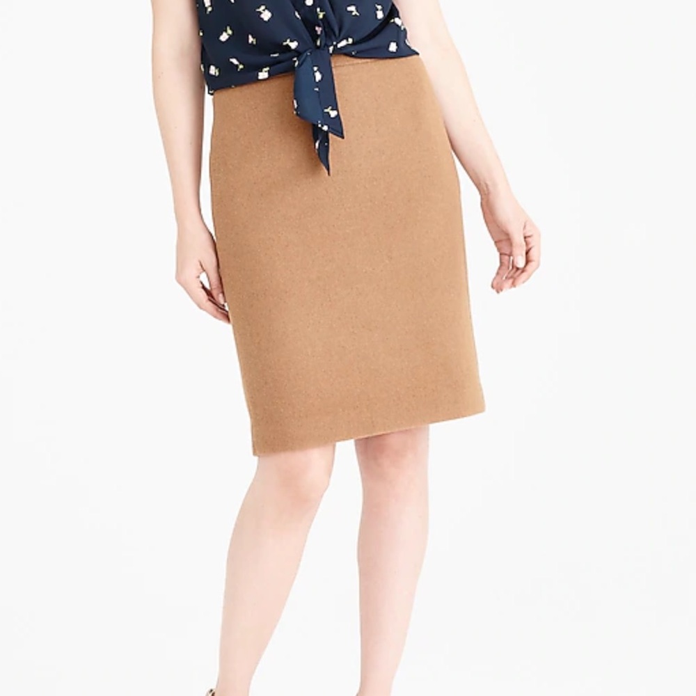 J. Crew No. 2 pencil skirt in double-serge wool